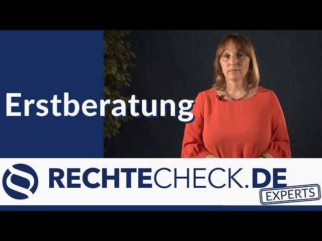 Erstberatung beim Rechtsanwalt