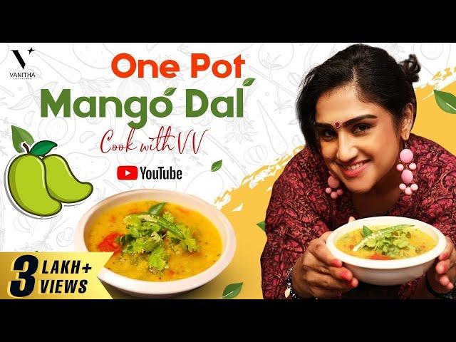 One Pot Mango vegetable Dal | Mavidikaya Pappu | Easy Sabji Recipe | Cook with VV