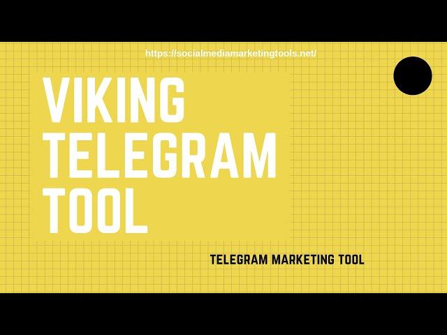 telegram marketing tool