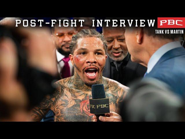 Gervonta Davis tells us who's next after defeating Frank Martin | POST FIGHT INTERVIEW | #TankMartin