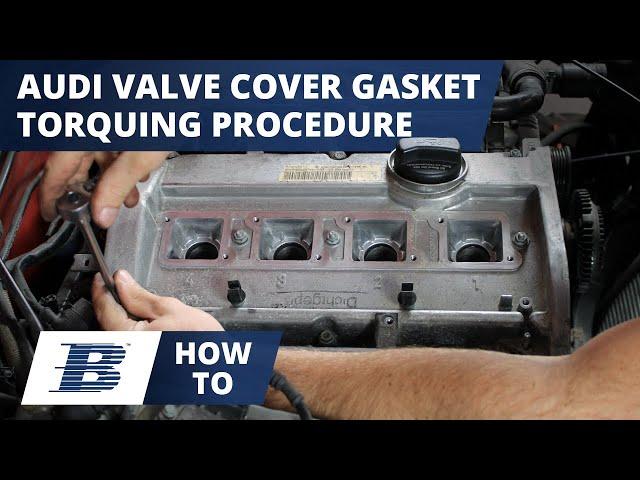 Audi Valve Cover Gasket Replacement - Torquing Procedure - 3 of 3