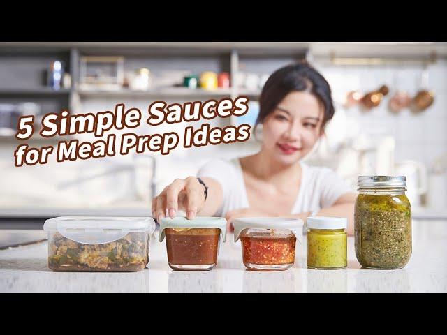 一分钟开饭大法！懒人必备灵魂酱料，全都拿去！ 5 Simple Sauces for Meal Prep Ideas   丨曼食慢语