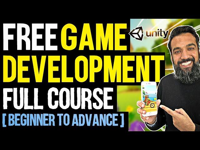 FREE GAME DEVELOPMENT (Full Course) | Beginner to Advance - Unity 3D