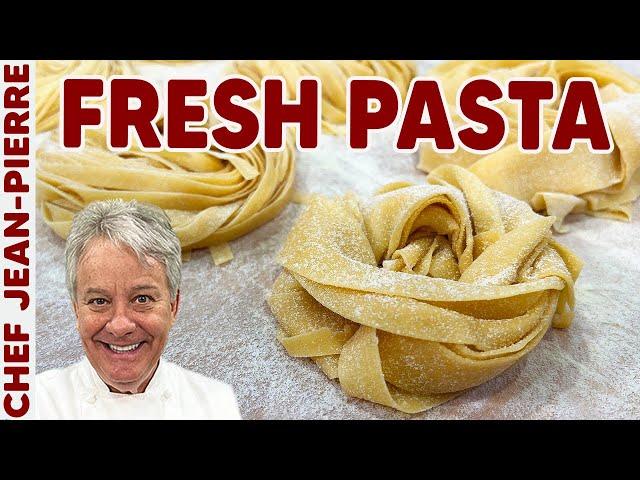 Fresh Pasta is easier than you think! | Chef Jean-Pierre