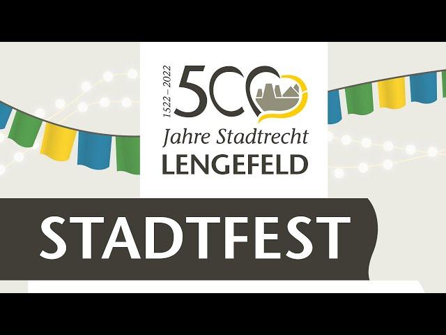 Festumzug 500 Jahre Stadt Lengefeld