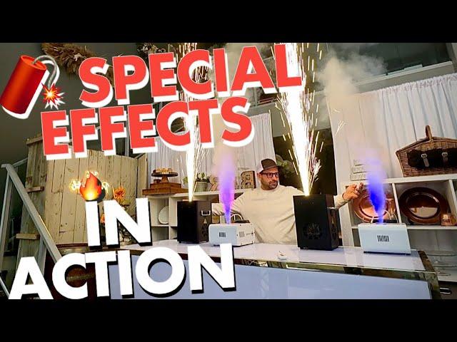 Popular Rental Items That WOW:  Special Effects in Action!  COLD  SPARK ️ MACHINE 