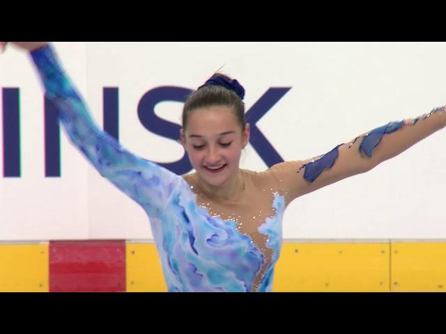 Aliaksandra CHEPELEVA BLR - Ladies Short Program MINSK 2017