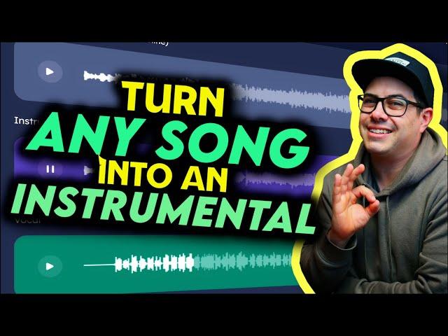 Turn Any Song Into An Instrumental With AI Vocal Remover