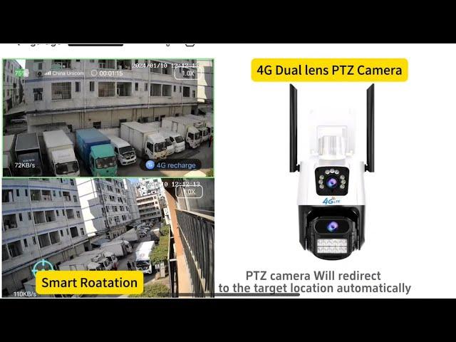 V360pro 4G Dual lens Outdoor PTZ Camera Installation video