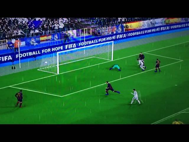 Mario Götze super goal Real Madrid vs Barcelona career mode