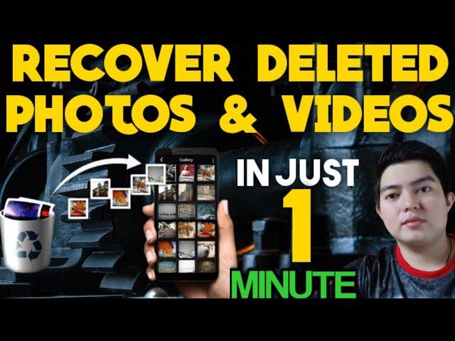 PAANO MAG RECOVER NG DELETED PHOTOS & VIDEOS SA CELLPHONE IN JUST 1 MINUTE ! 100% LEGIT TO !