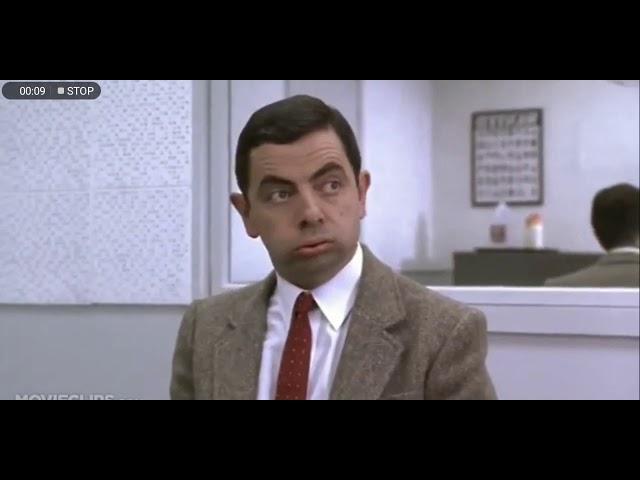 Mr bean funny mirror scenes.
