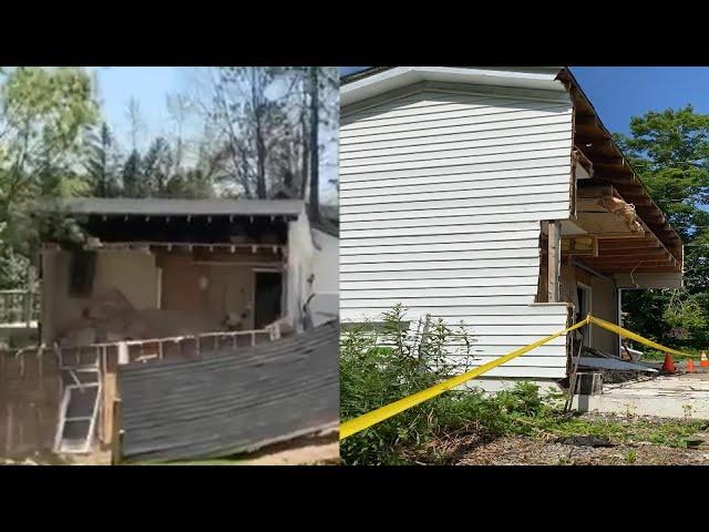 Man Cuts Neighbor’s Garage in Half Over Land Dispute