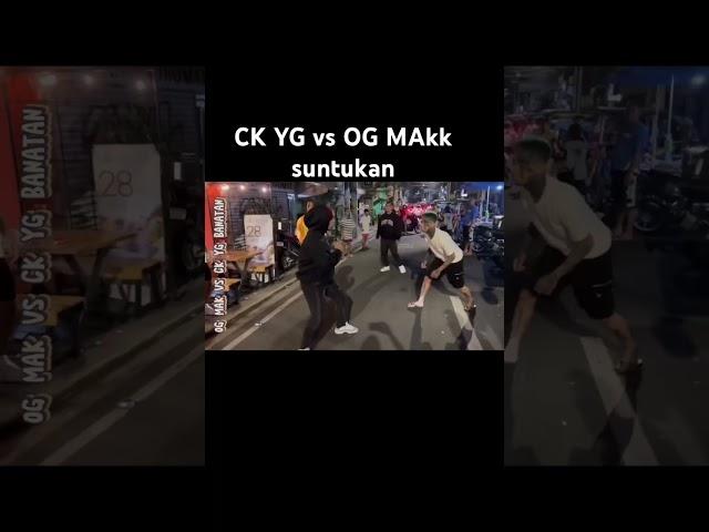 CK YG vs OG MAKK s*ntukan #olgang #ogmakk #rap