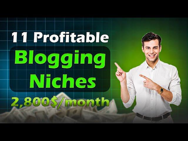 Top 11 blogging niches 2024 | Blogging beginner course