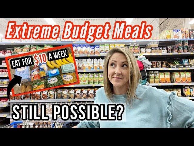 EAT FOR $10 A WEEK STILL POSSIBLE?  // EXTREME BUDGET MEALS