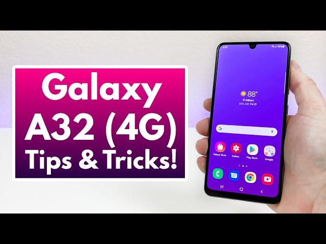 Samsung Galaxy A32 (4G Model) - Tips & Tricks! (Hidden Features)