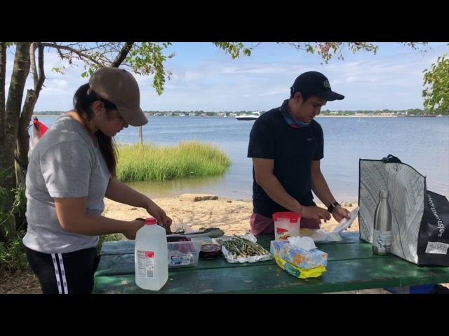 DJI mavic platinum- Picnic and fishing on LaborDay2018