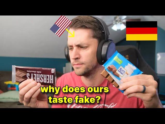 American tries German Chocolate (Ritter Sport) for the first time