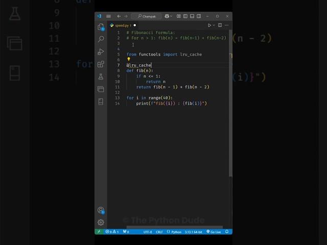 Make Python Faster! #python #pythontips #programming