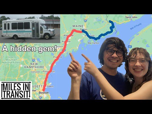 We Rode the Easternmost Bus Route in the US (to a tiny Canadian border town)