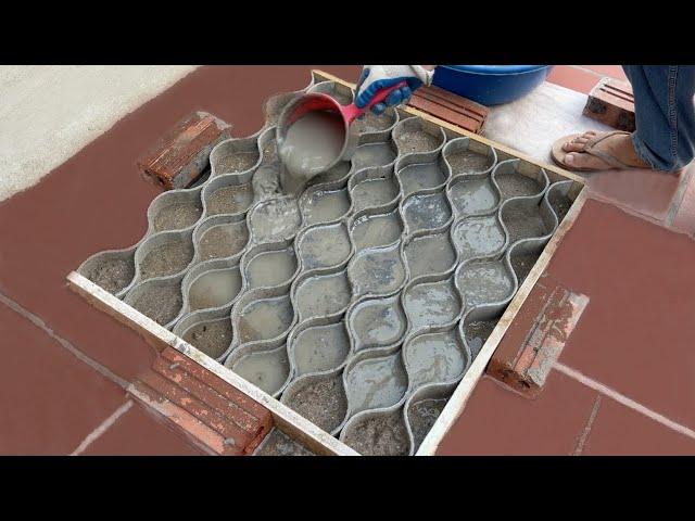 Creative Cement Craft: Transforming Roof Tiles into Unique Art // Make a $1 Coffee Table