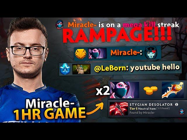 MIRACLE goes RAMPAGE Mode in this EPIC Double Rapier 1 HOUR GAME