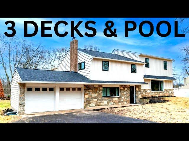 THREE OUTSIDE DECKS & POOL | 945 Buck Rd Southampton | House for Sale in Philadelphia PA | $994,900