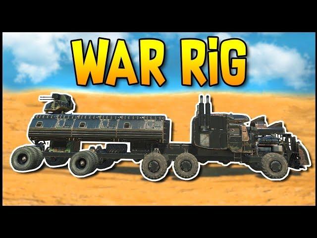 Crossout - THE RIG! Post Apocalyptic Wasteland Big Rig - Crossout Gameplay