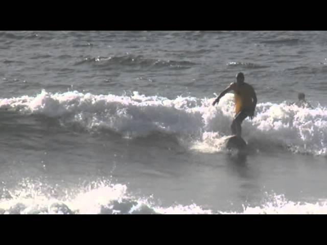 5'1" Baked Potato TechnoGrain Firewire surfing at Noosa QLD