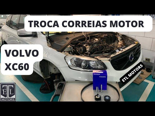 Troca CORREIA DENTADA motor VOLVO S60, V60, V70, XC60, XC90