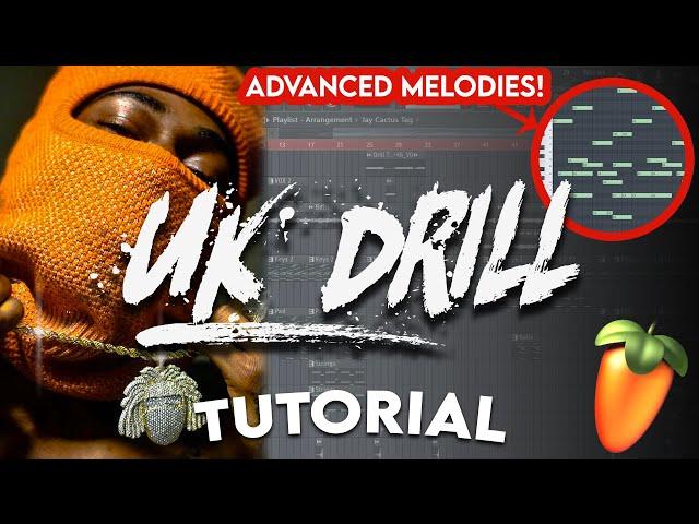 HOW TO MAKE DARK UK DRILL MELODIES (UK Drill Melody Tutorial - FL Studio)