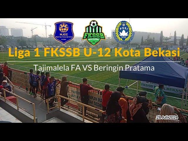 Replay Pertandingan: Tajimalela FA VS Beringin Pratama, Liga 1 FKSSB U-12 Kota Bekasi