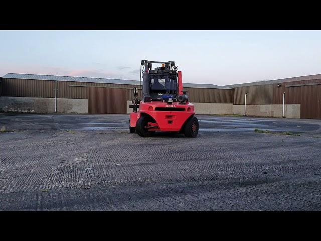 Used Mora M100 lp gas forklift.