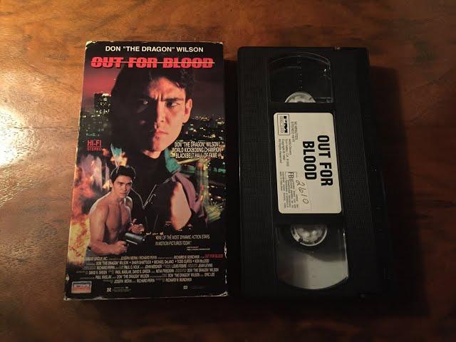 Opening To Out For Blood 1992 VHS