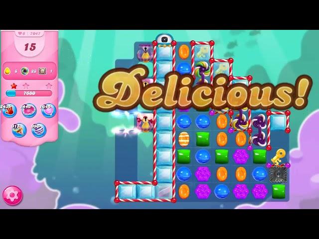 Candy Crush Saga LEVEL 7047 NO BOOSTERS