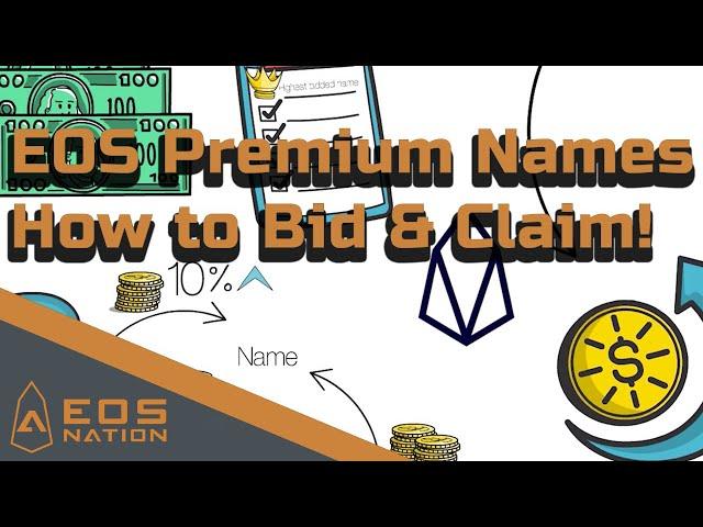 EOS Premium Name Bids - How to Bid & Claim!