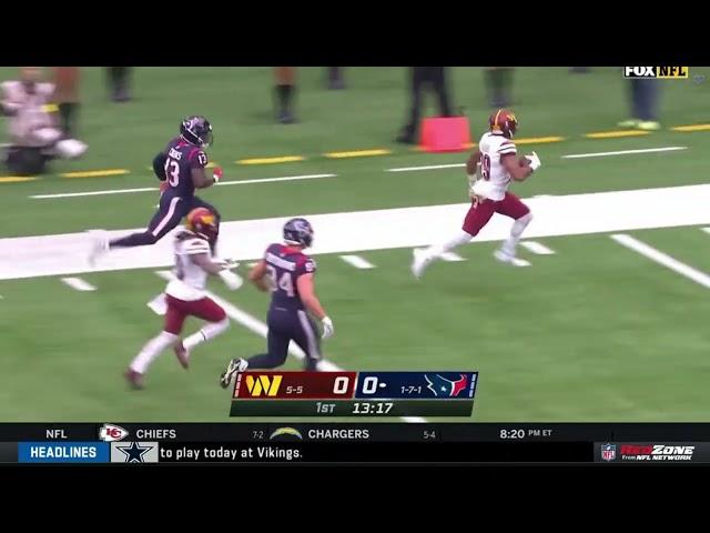 Kendall Fuller PICK 6 to begin the game