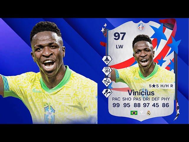 FC 24: VINICIUS JR 97 PLAYER REVIEW I FC 24 ULTIMATE TEAM