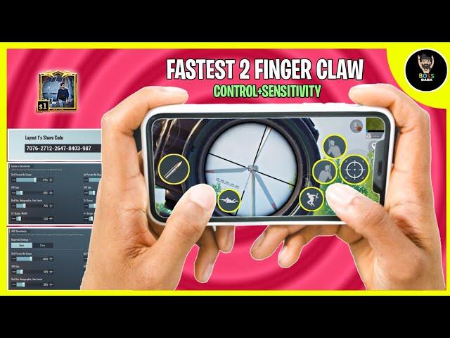 BGMI Sensitivity Code 2 Finger Non Gyro + Gyro | PUBG Mobile / Bgmi