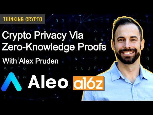 Alex Pruden Interview - Aleo's Privacy Solutions - Zero Knowledge Proofs - a16z - Bitcoin & Crypto