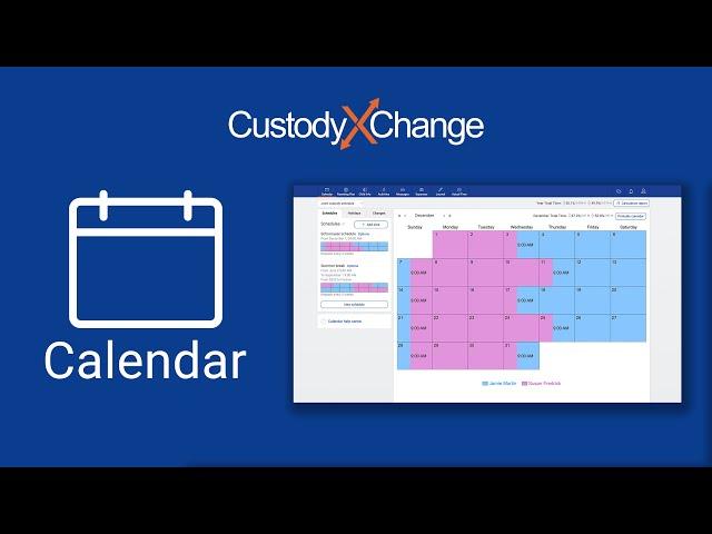 Make a Co-Parenting Calendar Fast With Custody X Change