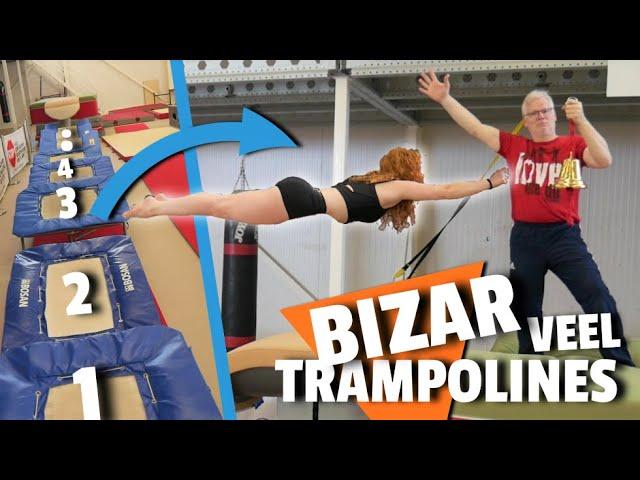 TRAMPOLINE CHALLENGE IN GYMZAAL! | Team Superr