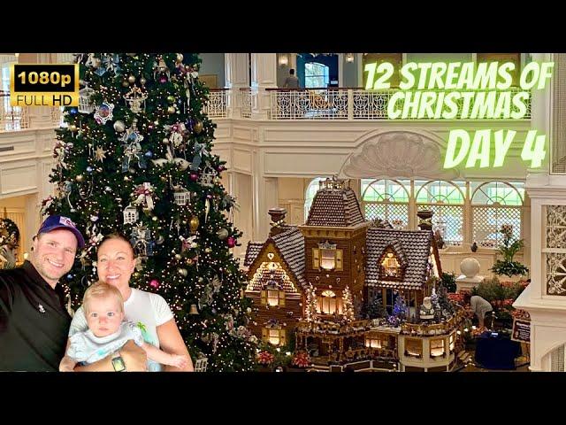 LIVE Magic Kingdom Resort Hopping | Park Pass TV 12 Livestreams of Christmas