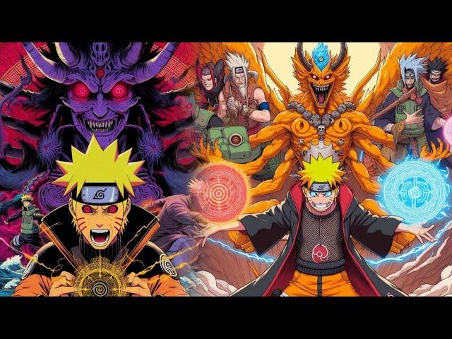 What if Naruto awakened Hagoromo Abilities, Gedo (Outer Path), and Ability to Use All Five Elements