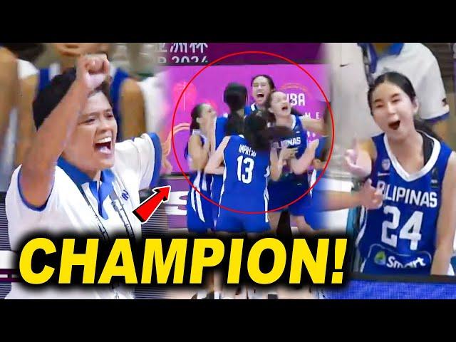 CHAMPION ANG GILAS WOMENS U18! Nagpa-ulan ng Tres sa Lebanon! Promoted na sa Division A!