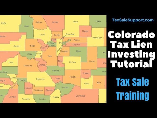 Colorado Tax Lien Sale Basics: State Overview!