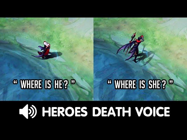 Mobile Legends : 107 Heroes De*th Voices and Quotes