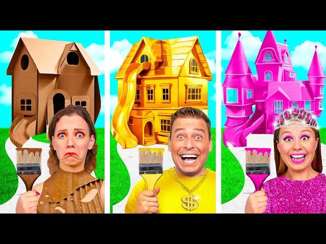 Eine Farbige Haus Challenge | Lustige Situationen von Fun Teen