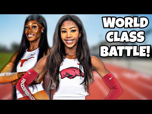 Britton Wilson vs Rhasidat Adeleke 400m Showdown | NCAA Finals | Track And Field 2023